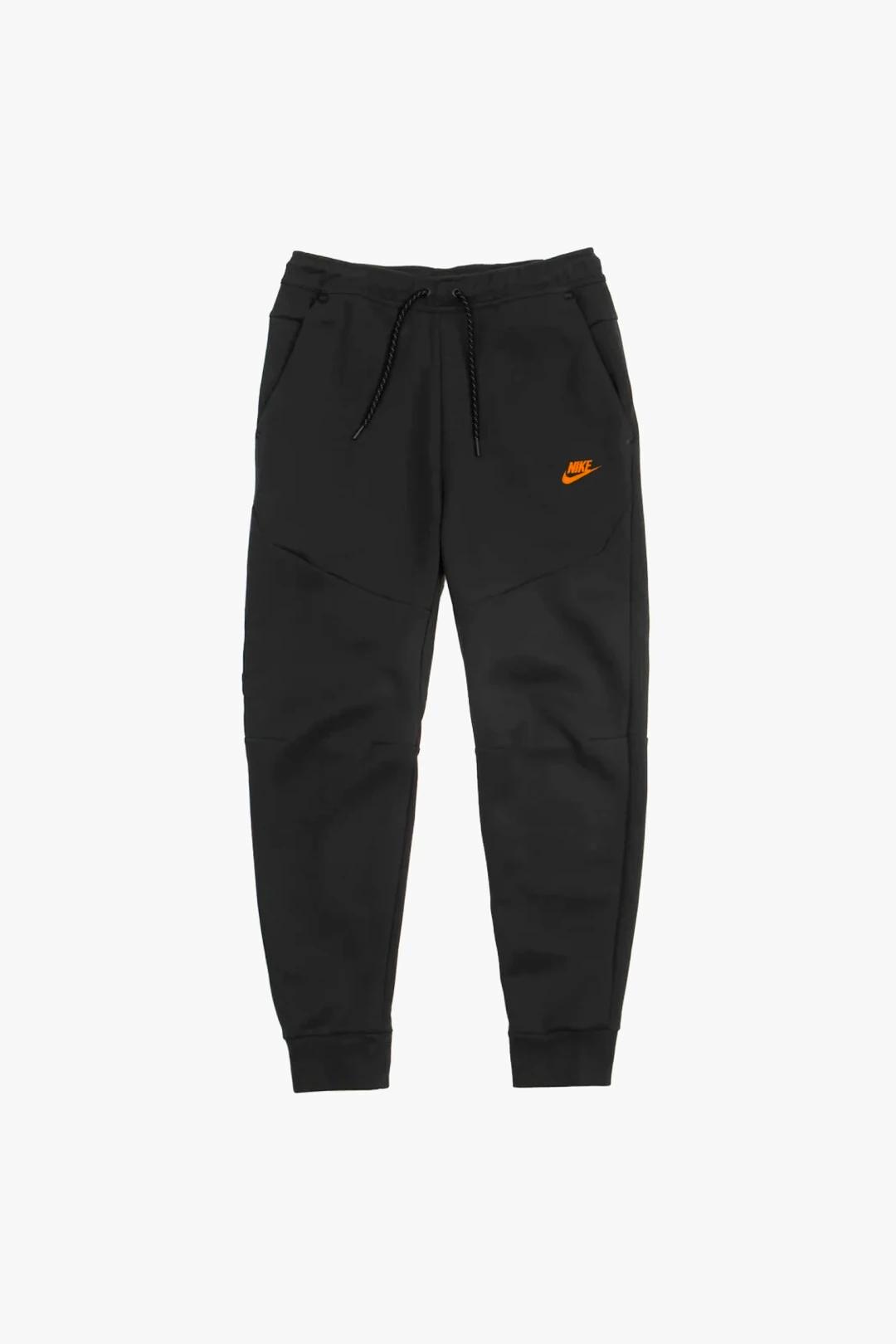 Tech Fleece Jogger – Siyah/Turuncu