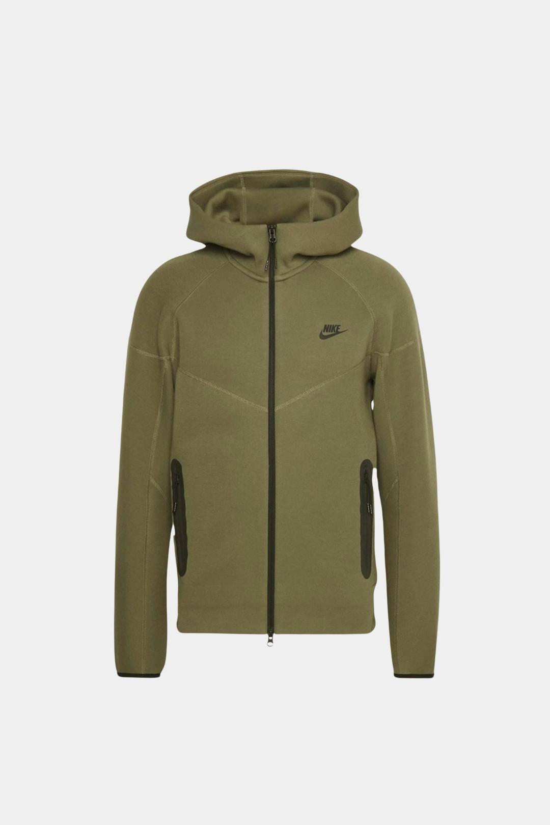 Tech Fleece Windrunner (Yeni) Full-Zip Hoodie – Yeşil