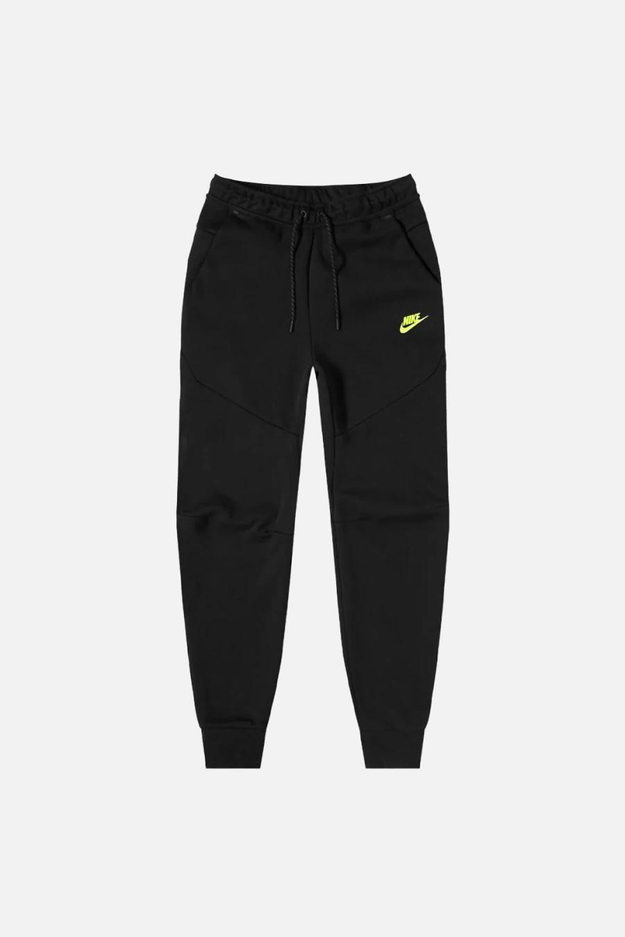 Tech Fleece Jogger – Siyah/Yeşil