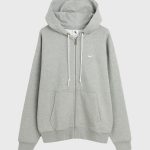 Nsw Solo Swoosh Full-zip Hoodie – Gri