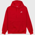 NSW Club Fleece Kapüşonlu Hoodie – Kırmızı